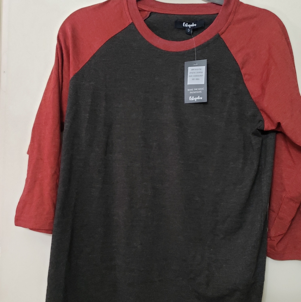 Estopoba Men's Half Sleeve Baseball T-shirt